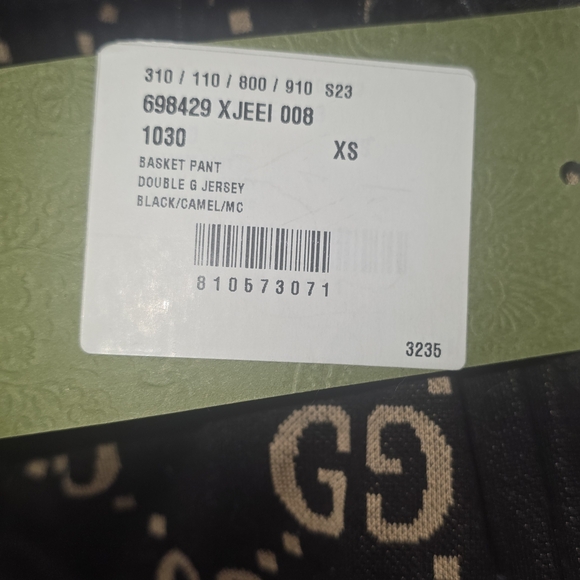 Gucci GG Monogram Black and Tan Men's Shorts - Picture 2 of 7